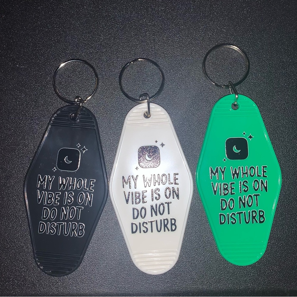 Lot of 3 Saying Adult Keychains